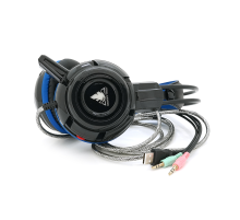 Навушники провідні Jedel GH-215, з мікрофоном, Black/Blue, Box