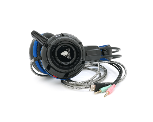 Навушники провідні Jedel GH-215, з мікрофоном, Black/Blue, Box