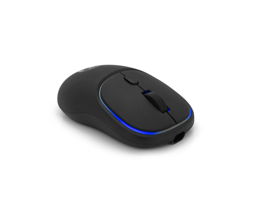 Миша бездротова iMICE W-618, 4 кнопки, 800/1200/1600 DPI, 2.4Ghz 10м, Windows XP/Vista/Win7/8/10 Mac OS X, Rechargable, Black, BOX, Q100
