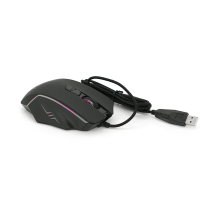 Миша провідна iMICE X4, 8 кнопок, 1200/2400/4800/7200 DPI, Led Lighting, 1,3м, Win7/8/10 Mac OS, Black, COLOR BOX, Q40