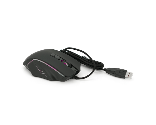 Миша провідна iMICE X4, 8 кнопок, 1200/2400/4800/7200 DPI, Led Lighting, 1,3м, Win7/8/10 Mac OS, Black, COLOR BOX, Q40