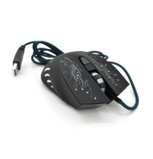 Миша дротова iMICE X9, 6 кнопок, 800/1200/2400/3200 DPI, Led Lighting, 1,3 м, Windows xp/Vista/Win7/8/10 Mac OS X, Black, COLOR BOX, Q40
