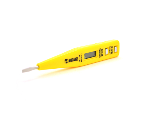 Індикатор-викрутка для тестування напруги 12-220V, жовта ручка