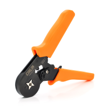 Крімпер CINLINELE HCS8 6-4 для обтиску кабельного накінечника, orange + набір кабельних наконечників (VE0508, VE7508, VE1008, VE1508, VE2508, VE4009,VE6102)