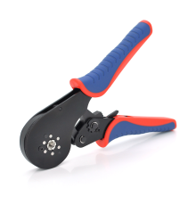 Крімпер CINLINELE HCS8 16-6 для обтиску кабельного накінечника, blue-red + набір кабельних наконечників (VE0508, VE7508, VE1008, VE1508, VE4009, VE2508)