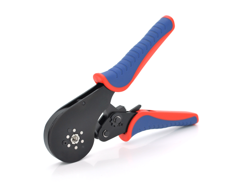 Крімпер CINLINELE HCS8 16-6 для обтиску кабельного накінечника, blue-red + набір кабельних наконечників (VE0508, VE7508, VE1008, VE1508, VE4009, VE2508)