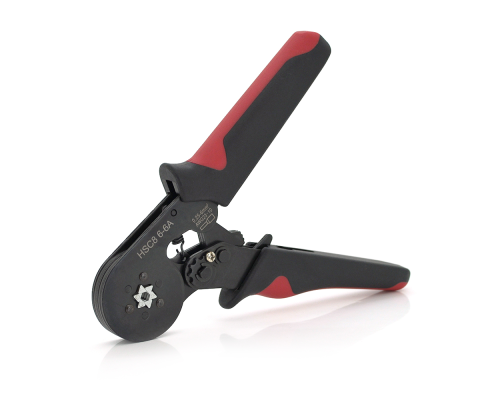 Крімпер CINLINELE HCS8 6-6A для обтиску кабельного накінечника, red + набір кабельних наконечників (VE0508,VE1508,VE1008,VE4009,VE2508)