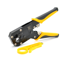 Інструмент G-2118 для обжимання RJ-45 (8P8C) та RJ-12/11 (6P4C), Жовті Q10