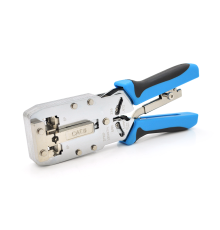 Инструмент Ritar HT-2810R с храповиком для обжимки RJ-45 (8P8C Cat-6) и RJ-12/11 (6P6C), 4P/6P/8P