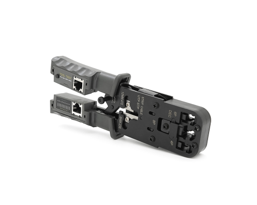 Інструмент HT-022 для обжимки RJ-45 (8P8C) та RJ-12/11 (6P6C), з тестером, профі якість
