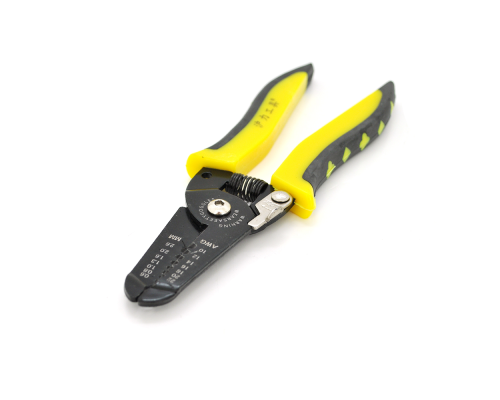 Iнструмент для зачистки кабеля 7-1 Stripper YTH-502, black- yellow , AWG22-10