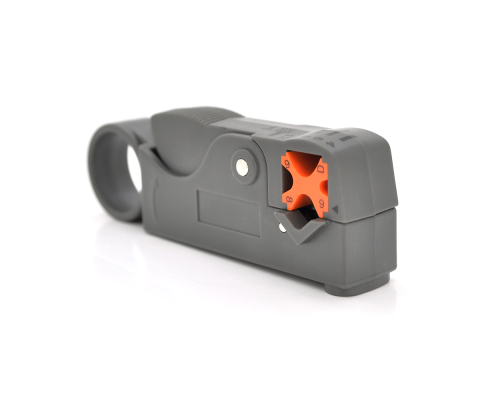 Інструмент Stripper HT-332В для зачистки кабелю RG-58/59/62/6 / 6QS / 3C / 4C / 5C, Gray, Blister-box