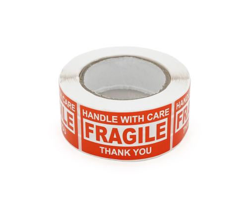 Наклейка на коробки "Fragile" для крихкого товару