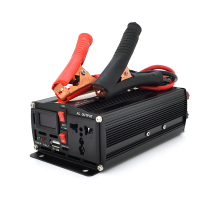 Інвертор напруги POWERMASTER, 24V/220V, 300W з модифікованою синусоїдою, 1 універсальна розетка, клеми