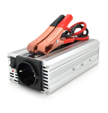 Інвертор напруги POWERMASTER, 24V/220V, 700W з модифікованою синусоїдою, 1 Shuko, клеми