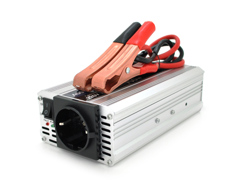 Інвертор напруги POWERMASTER, 24V/220V, 700W з модифікованою синусоїдою, 1 Shuko, клеми Інвертор напруги POWERMASTER, 24V/220V, 700W з модифікованою синусоїдою, 1 Shuko, клеми