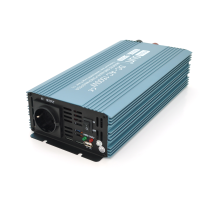 Інвертор напруги Mexxsun MXS-1500, 24V/220V, 1500W з модифікованою синусоїдою, 2 Shuko, клемні дроти, Q4