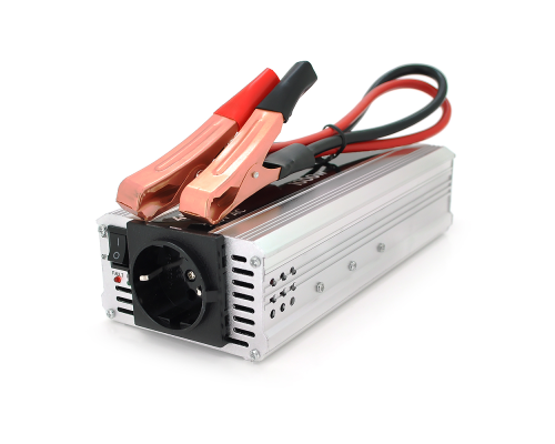 Інвертор напруги POWERMASTER, 24V/220V, 1000W з модифікованою синусоїдою, 1 Shuko, клеми