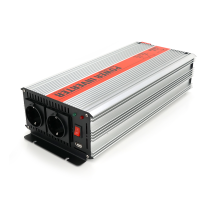 Інвертор напруги RITAR RSX-3000, 12V/220V, 3000W з апроксимувати синусоїдою, 2xShuko, 1xUSB, клемні дроти, BOX, Q4