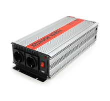 Інвертор напруги RITAR RSX-2500, 12V/220V, 2500W з апроксимувати синусоїдою, 2xShuko, 1xUSB, клемні дроти, BOX, Q4