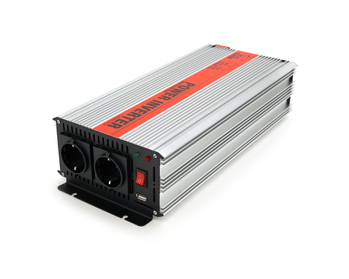 Інвертор напруги RITAR RSX-2500, 12V/220V, 2500W з апроксимувати синусоїдою, 2xShuko, 1xUSB, клемні дроти, BOX, Q4 Інвертор напруги RITAR RSX-2500, 12V/220V, 2500W з апроксимувати синусоїдою, 2xShuko, 1xUSB, клемні дроти, BOX, Q4