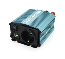Інвертор напруги Mexxsun MXS-150, 12V/220V, 150W з модифікованою синусоїдою, 1 Shuko, клемні дроти, Q30