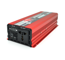 Інвертор напруги ST3000CP (DC:1500W), 12/220V з апроксимованою синусоїдою, 1 універсальна розетка, крокодили, BOX