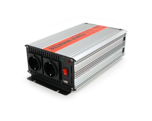 Інвертор напруги RITAR RSX-2000, 12V/220V, 2000W з апроксимувати синусоїдою, 2xShuko, 1xUSB, клемні дроти, BOX, Q6 Інвертор напруги RITAR RSX-2000, 12V/220V, 2000W з апроксимувати синусоїдою, 2xShuko, 1xUSB, клемні дроти, BOX, Q6