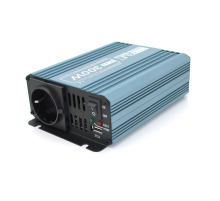 Інвертор напруги Mexxsun MXS-300, 12V/220V, 300W з модифікованою синусоїдою, 1 Shuko, клемні дроти, Q12 Інвертор напруги Mexxsun MXS-300, 12V/220V, 300W з модифікованою синусоїдою, 1 Shuko, клемні дроти, Q12