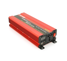 Інвертор напруги NV-1500 (900Вт)+LCD, 12/220V, approximated, 1 універсальна розетка, клем, Box