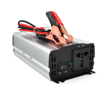Інвертор напруги CJ-500Q (DC:250W), 12/220V з апроксимованою синусоїдою, 1 універсальна розетка, крокодили, BOX