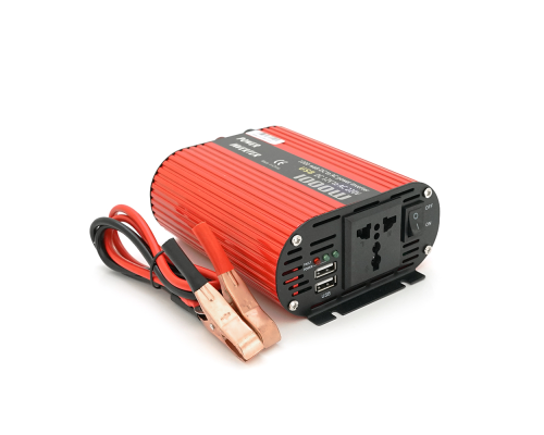 Інвертор напруги Wm-1000(600Вт), 12/220 з апроксимованою синусоїдою, 1 універсальна розетка, клем