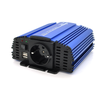 Інвертор напруги Tommatech MS-300, 12V/220V, 300W з апроксимованою синусоїдою, 1Shuko, USB, клемні дроти, АЗУ+ затискачі, Q15