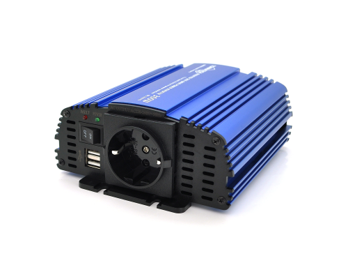 Інвертор напруги Tommatech MS-300, 12V/220V, 300W з апроксимованою синусоїдою, 1Shuko, USB, клемні дроти, АЗУ+ затискачі, Q15 Інвертор напруги Tommatech MS-300, 12V/220V, 300W з апроксимованою синусоїдою, 1Shuko, USB, клемні дроти, АЗУ+ затискачі, Q15