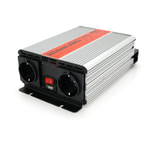 Інвертор напруги RITAR RSX-1000, 12V/220V, 1000W з апроксимувати синусоїдою, 2xShuko, 1xUSB, клемні дроти, BOX, Q8
