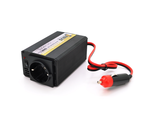 Інвертор напруги ORBUS ORMS150 (150Вт), 12/220V, approximated, 1 Shuko, клеми + крокодили, 1 запобіжник, Box.Q20 Інвертор напруги ORBUS ORMS150 (150Вт), 12/220V, approximated, 1 Shuko, клеми + крокодили, 1 запобіжник, Box.Q20