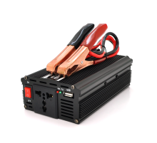 Інвертор напруги PI 2000ВА(1200Вт), 12/220V, approximated, 1 універсальна розетка, клем + крокодили