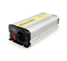 Інвертор напруги RITAR RSC-500, 12V/220V, 500W з правільною синусоїдою, 1xShuko, 1xUSB, клемні дроти, BOX, Q20