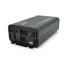 Інвертор напруги YRLX-300 з правильною синусоїдою, 300W, 12/220V, 60Hz1 універсальна розетка, 1USB, Box