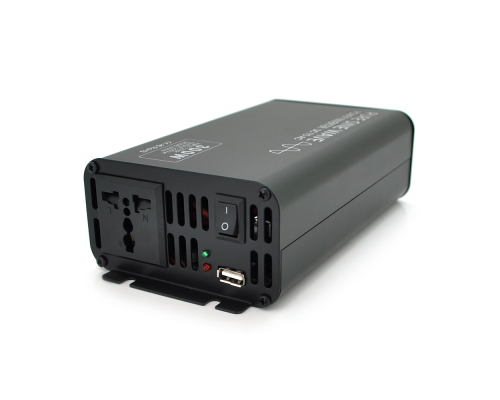 Інвертор напруги YRLX-300 з правильною синусоїдою, 300W, 12/220V, 60Hz1 універсальна розетка, 1USB, Box Інвертор напруги YRLX-300 з правильною синусоїдою, 300W, 12/220V, 60Hz1 універсальна розетка, 1USB, Box