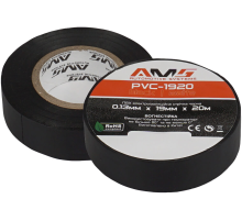 Ізолент AMS PVC-1920 матовий 0.13x19; 20м чорна ПВХ (0+80 ℃) ціна за 1 шт Ізолент AMS PVC-1920 матовий 0.13x19; 20м чорна ПВХ (0+80 ℃) ціна за 1 шт