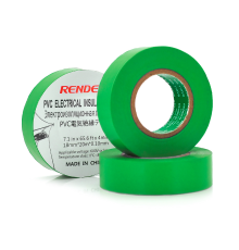 Ізолента RENDER 0,10 мм*18 мм*20 м (зелена), temp:-10+80°С, 2000V, розтяж-180%, міцність 20Н/см, Агдезія 0,42кг/25мм, 10 шт. в уп. ціна за упак.
