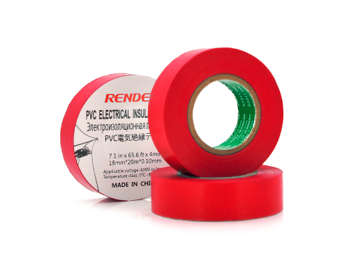 Ізолента RENDER 0,19 мм * 16 мм * 7м (червона), temp: -10 + 80 ° С, 2000V, розтяж-180%, міцність 20Н / см, Агдезія 0,42 кг / 25мм, 10 шт. в уп. ціна за упак.
