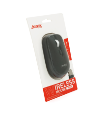 Миша бездротова JEDEL WD100, 1200-1600DPI, Black, 2.4GHZ+Bluetooth 5.0, Box