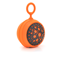 Колонки WAVE-110 Bluetooth 4.2, до 10m, 2х3W, 600mAh, ≥92dB, USB-micro, DC 5V, Black/Orange, BOX, Q20