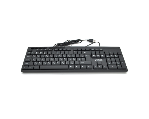 Клавиатура USB JEDEL K52, длина кабеля 170см, (Eng/Укр/Рус), (483х188х35 мм) Black, 104к, Q20