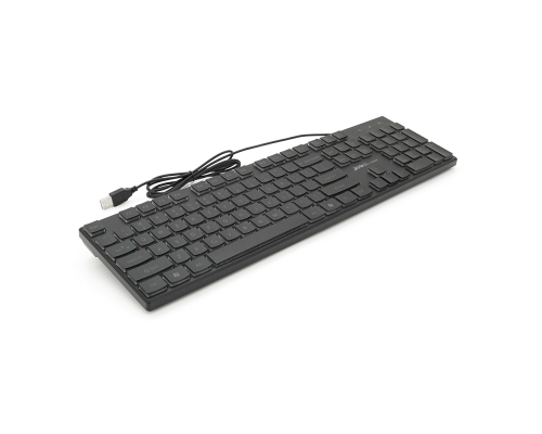 Клавиатура с подсветкой USB JEDEL K510, длина кабеля 170см, (Eng), (483х188х35 мм) Black, 104к, Q20