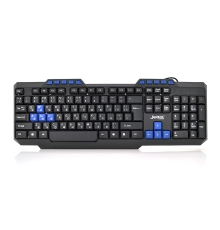 Клавіатура USB Jedel K518, (Eng / Pyc / Укр), (435х130х21), 112k, Black, Box