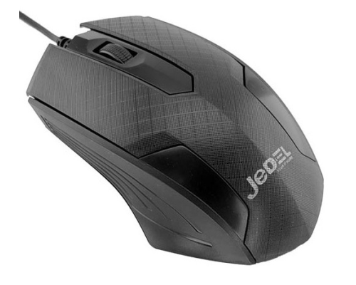 Миша дротова JEDEL M10, Black, Q100