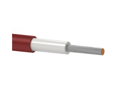 Кабель Одескабель H1Z2Z2-K 1*6 red 6 mm2, ціна за метр, червоний